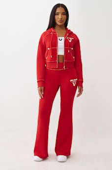 PANTALONES DEPORTIVOS ACAMPANADOS BIG T CON ALA DE CRISTAL, image 3