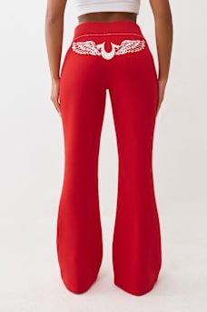 PANTALONES DEPORTIVOS ACAMPANADOS BIG T CON ALA DE CRISTAL, image 1