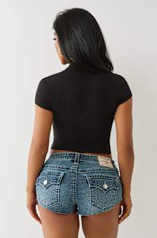 DISTRESSED CAP SLEEVE BABY TEE, image 5