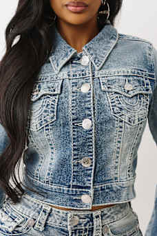 SHRUNKEN SUPER T DENIM JACKET, image 6