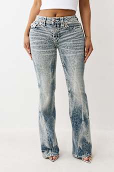 JOEY MID RISE SUPER T FLARE JEAN, image 2