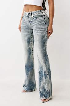 JOEY MID RISE SUPER T FLARE JEAN, image 4