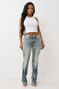 BILLIE MID RISE SUPER T STRAIGHT JEAN, image 3