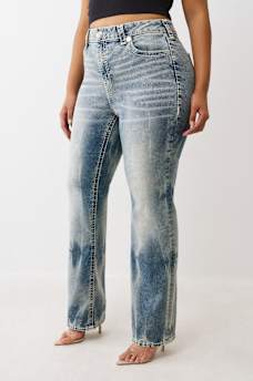 PLUS BILLIE MID RISE SUPER T STRAIGHT JEAN, image 3
