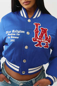 SHRUNKEN SATIN BOMBER JACKET, image 2