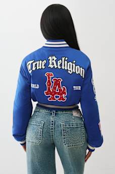 SHRUNKEN SATIN BOMBER JACKET, image 3