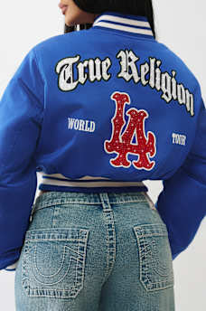 SHRUNKEN SATIN BOMBER JACKET, image 7