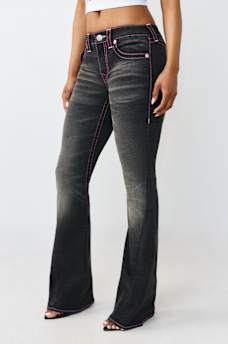 JOEY MID RISE BIG T FLAP FLARE JEAN, image 4