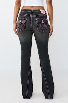 JOEY MID RISE BIG T FLAP FLARE JEAN, image 5