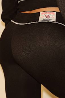 TRUE RELIGION X BELLA DOÑA MID RISE BOOTCUT SWEATPANT, image 7