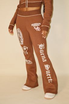 TRUE RELIGION X BELLA DOÑA MID RISE BOOTCUT SWEATPANT, image 4