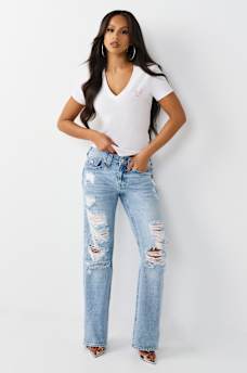 CRYSTAL V-NECK TEE, image 3