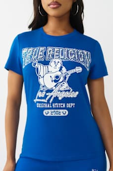 CRYSTAL BUDDHA CREWNECK TEE, image 1