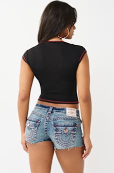 BUDDHA PATCH V-NOTCH TEE, image 5