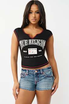 BUDDHA PATCH V-NOTCH TEE, image 1