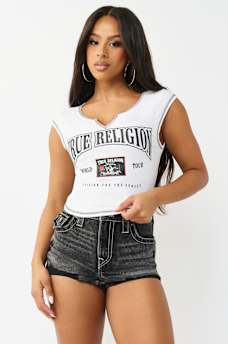 BUDDHA PATCH V-NOTCH TEE, image 2