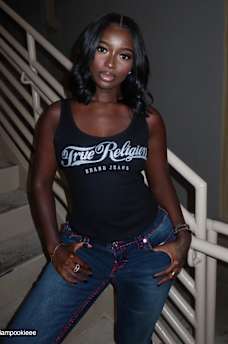 CRYSTAL SQUARE NECK RIBBED TANK, image 2