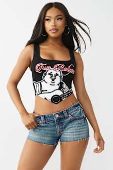 CRYSTAL HANDKERCHIEF TANK TOP, image 2