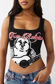 CRYSTAL HANDKERCHIEF TANK TOP, image 1