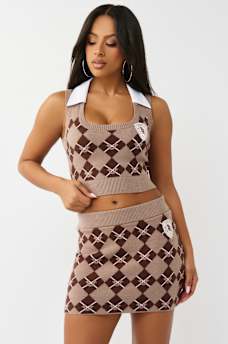 CHALECO DE PUNTO CORTO ARGYLE, image 4