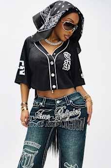 CAMISA DE MALLA DE JERSEY CON PARCHE DE SAT&Eacute;N, image 1