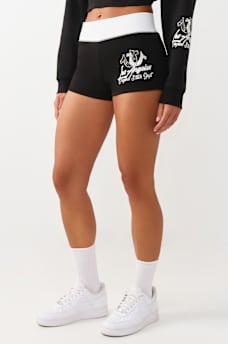 CONTRAST SPORTY BOOTY SHORT, image 2