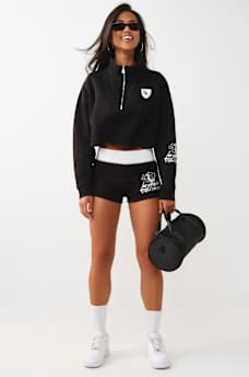 CONTRAST SPORTY BOOTY SHORT, image 3