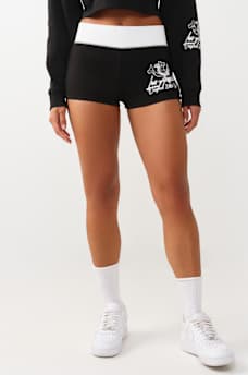 CONTRAST SPORTY BOOTY SHORT, image 4