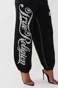 BIG T CRYSTAL BAGGY JOGGER, image 4