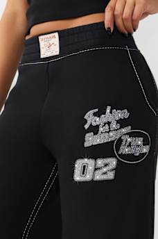 BIG T CRYSTAL BAGGY JOGGER, image 5