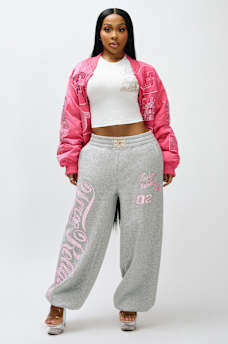 BIG T CRYSTAL BAGGY JOGGER, image 1