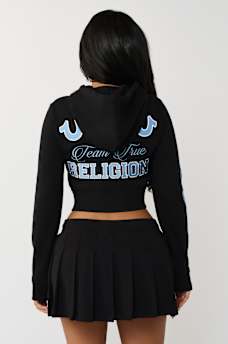 SUDADERA CON CAPUCHA Y CIERRE BORDADA, image 7