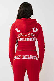 SUDADERA CON CAPUCHA Y CIERRE BORDADA, image 8