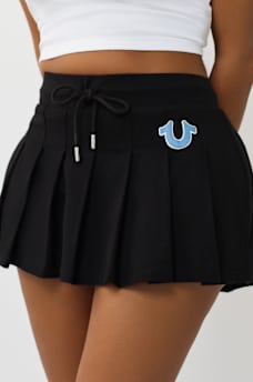 PLEATED MINI SKORT