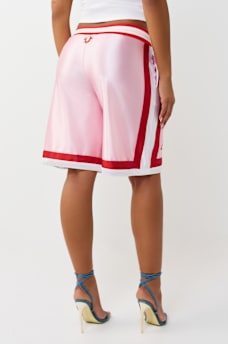 SPORTY CONTRAST BASKETBALL SHORT, image 7