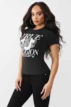 CRYSTAL CLASSIC CREWNECK TEE, image 4