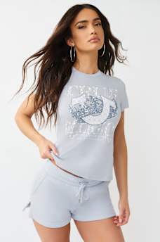 CRYSTAL CLASSIC CREWNECK TEE, image 2