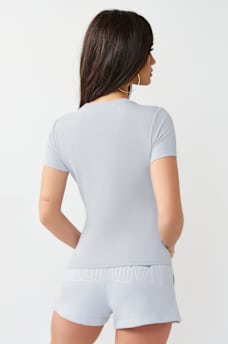 CRYSTAL CLASSIC CREWNECK TEE, image 5