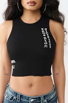 CAMISETA SIN MANGAS ACANALADA, image 1