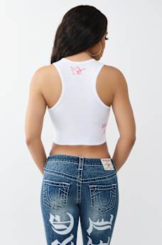 RIBBED RACER BACK TANK TOP, image 7