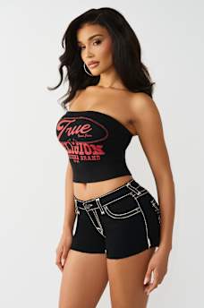 CAMISETA ACANALADA CON PLIEGUES, image 4