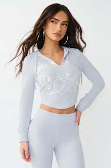 FRENCH TERRY RAGLAN HOODIE, image 2