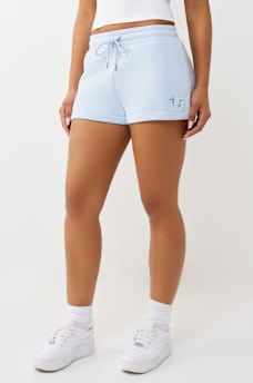 CRYSTAL EMBROIDERED LOUNGE SHORT, image 7