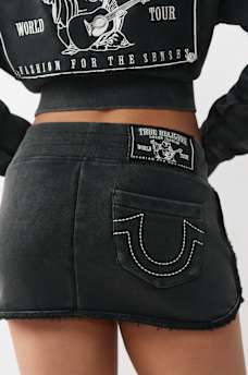 VINTAGE WASHED MINI SKIRT, image 2