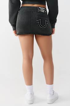 VINTAGE WASHED MINI SKIRT, image 6