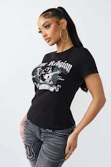 CRYSTAL CLASSIC CREWNECK TEE, image 4