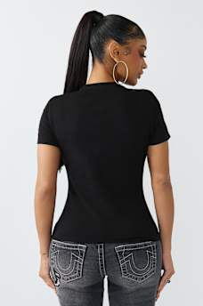 CRYSTAL CLASSIC CREWNECK TEE, image 5