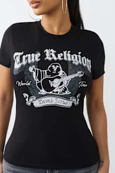 CRYSTAL CLASSIC CREWNECK TEE, image 1