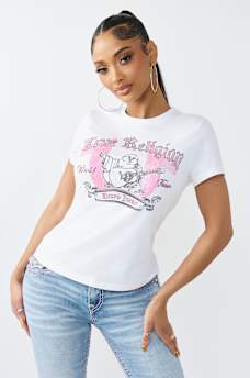 CRYSTAL CLASSIC CREWNECK TEE, image 2