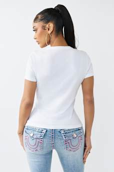 CRYSTAL CLASSIC CREWNECK TEE, image 5